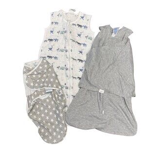 Baby Wearable Swaddle Blanket Bundle Halo Aden + Anias Sleep Lot